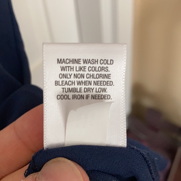 Navy blue Roz & Ali shortsleeved top - Picture 5 of 7